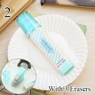 Leuke Kawaii Hart Bloem Rubber Gummen Mooie Streep Potlood Gum Voor Kinderen Koreaanse Briefpapier 2