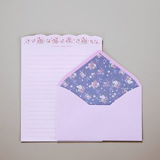 Leuke Kawaii Mooie Speciale Schrijven Briefpapier Papier Met 2 Envelop-4 Brief Papier