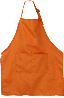 Leuke Kinderen Kids Plain Schort Keuken Koken Bakken Schilderen Koken Art Bib Mode Schort Oranje