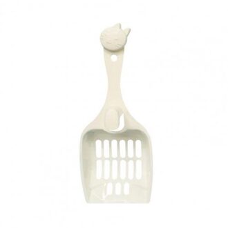 Leuke Kitten Handvat Plastic Holle Kattenbakvulling Schop Scoop Huisdier Schoonmaken Tool Huisdier Producten Accessoires