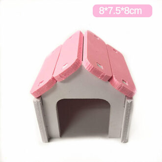 Leuke Kleine Dier Kooien Hamster Huis Single-Double layer Skateboard Spinnewiel Hamster Gerbil Huisdier Kooi Huis type B