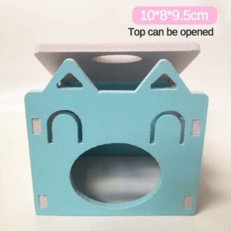 Leuke Kleine Dier Kooien Hamster Huis Single-Double layer Skateboard Spinnewiel Hamster Gerbil Huisdier Kooi Huis type C