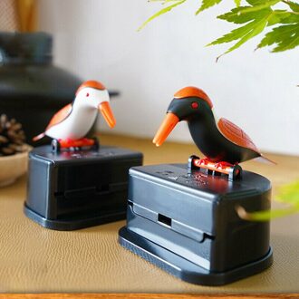 Leuke Kleine Vogel Tandenstoker Container Automatische Tandenstoker Dispenser Tandenstoker Houder Woondecoratie Tafel Decor