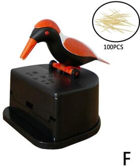 Leuke Kleine Vogel Tandenstoker Container Automatische Tandenstoker Tandenstoker Dispenser Thuis Kleur Tafel Decor Willekeurige Houder Decora W5T3