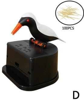 Leuke Kleine Vogel Tandenstoker Container Automatische Tandenstoker Tandenstoker Dispenser Thuis Kleur Tafel Decor Willekeurige Houder Decora W5T3