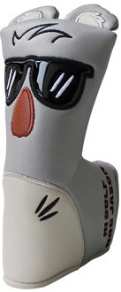 Leuke Koala Putter Cover Magnetische Sluiting Voor Mallet Blade Putter Synthetisch Leer Golf Headcover For Blade Putter