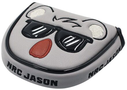 Leuke Koala Putter Cover Magnetische Sluiting Voor Mallet Blade Putter Synthetisch Leer Golf Headcover For Mallet Putter