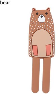 Leuke Magnetische Haken Verwijderbare Koelkast Sticker Koelkast Bericht Magneet Kleerhanger Sleutelhouder Opslag Haak (Egel) beer