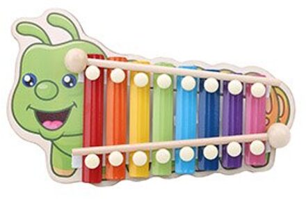 Leuke Octaaf Kinderen Muzikale Speelgoed Rainbow Houten Xylofoon Instrumenten Kinderen Muziek Instrument Leren & Onderwijs Puzzel Speelgoed rups