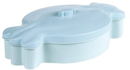 Leuke Opbergvak Mode Fruit Lade Decoratieve Plaat Voedsel Dessert Opslag Gerecht Decoratie Snoep Doos 29.5*17.8*6.5cm Platos blauw