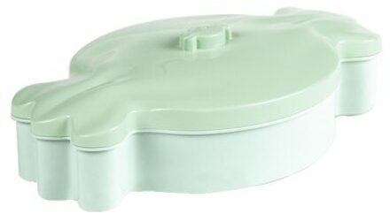 Leuke Opbergvak Mode Fruit Lade Decoratieve Plaat Voedsel Dessert Opslag Gerecht Decoratie Snoep Doos 29.5*17.8*6.5cm Platos groen