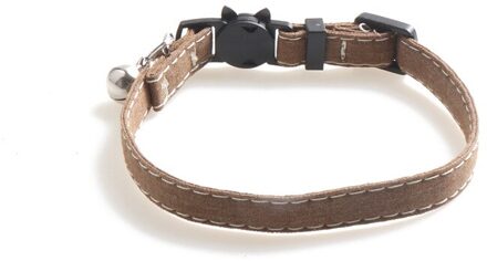 Leuke Pet Hond Kat Ketting Verstelbare Riem Voor Kat Kraag Honden Accessoires Hond Strikje Puppy Strikjes Hond dierbenodigdheden bruin nee bow