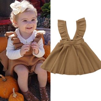 Leuke Peuter Kids Baby Meisjes Prinses Bloem Wol Blend Rok Pageant Party Tutu Band Casual Jarretel Ruche Rokken 3T