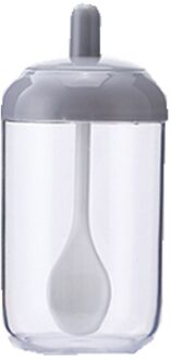 Leuke Plastic Kruiden Jar, Japanse Stijl Kruiden Doos, Keuken Benodigdheden, Kruiden Fles, Kruiden Doos grijs
