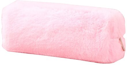 Leuke Pluche Achthoekige Potlood Tas Briefpapier Pencilcase Meisjes Schoolbenodigdheden Neceser Make Up Tas Make Pouch Cosmetische Tas