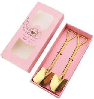 Leuke Rvs Watermeloen Lepel Creatieve Smoothie Schop Lepel Koffielepel Lange Handvat Honing Lepel 3