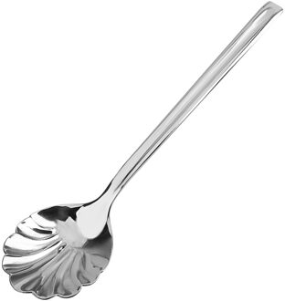 Leuke Shell Lepel Koffie Lepel Voor Bar Party Mini Rvs Servies Ijs Dessert Lepel Thuis Keuken Accessoires