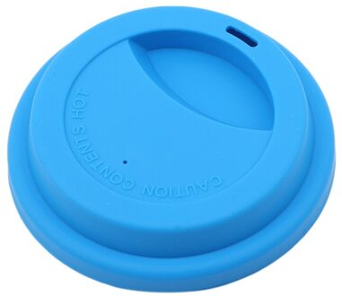 Leuke Sieren Water Drinkbeker Deksel Siliconen Anti-stof Kom Cover Cup Seals Glazen Mokken Cap Diameter 95Mm blauw