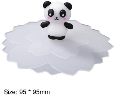 Leuke Silicone Cup Cover Anti-stof Herbruikbare Hoge Temperatuur Weerstand Verzegelde Cups Deksels Thee Mok Kopjes Zuig Seal Cap diameter10
