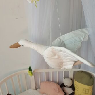 Leuke Swan Muur Opknoping Hangers 3D Dier Speelgoed Kinderkamer Ornament Nursery Decor