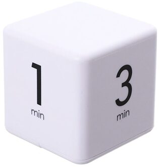 Leuke Timer Kookwekker Oplaadbare Stijlvolle Mini Timer 1-60 Minuten Time Management Keuken Accessoires Kubus Timer 1 3 5 10