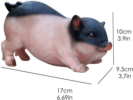 Leuke Varken Decoratie Hars Ambachten Piggy Ornamenten Leuk Varken Bunny Tuin Decor Maakt Een Verschil Voor Uw Tuin Micro Landschap