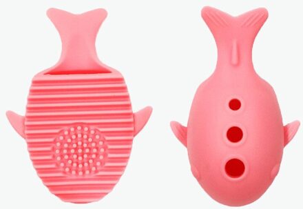 Leuke Vormen Walvis Silicone Make Borstel Schoonmaken Wassen Houder Gereedschappen Cosmetica Board Stand Tool groen