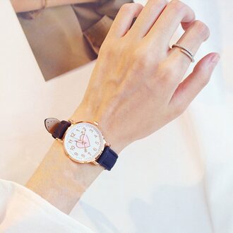 Leuke Vrouwen Horloges Mode Lederen Band Mooie Dames Polshorloge Meisjes Hartvorm Wijzerplaat Goedkope Fine Klok Relogio Feminino zwart