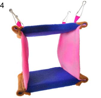 Leuke Zachte Driehoek Vierkante Pluche Nest Vogel Papegaai Opknoping Cave Hangmat Kooi Warm Bed Speelgoed Benodigdheden 4