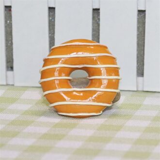 Leuke Zoete Donut Donut Koelkast Bericht Magneet Souvenirs, Simulatie Voedsel Magneet Voor Kinderen Bericht Houder Decoratie Magneet Beige lines
