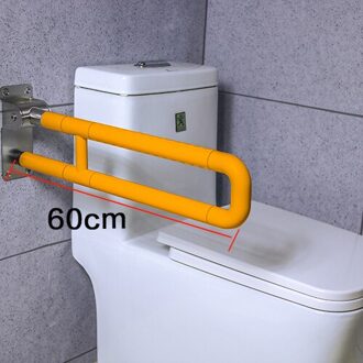 Leuning Wc Veiligheid Handvat Activiteit Opvouwbare Wc Handvat Bar Oude Man Anti-Slip Vloer Uitgeschakeld Barrière Wc Barrière-gratis T geel
