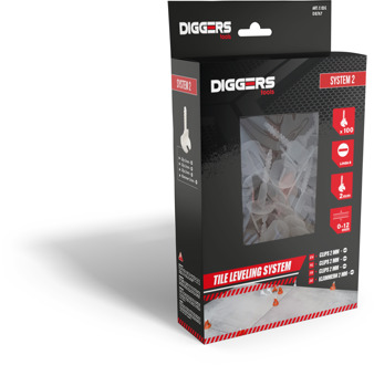 Level Clips | Lineair | 100 stuks | Systeem 2 - DIG767