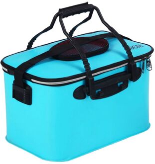 Levende Vis Emmer Vissen Doos Eva Outdoor Vistuig Grote Draagbare Met Handvat Waterdichte Opvouwbare Emmers W0YB