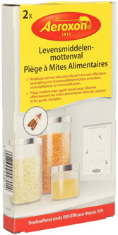 Levensmiddelenmottenval / mottenval plakstrip 2 stuks - Ongediertevallen - Ongediertebestrijding