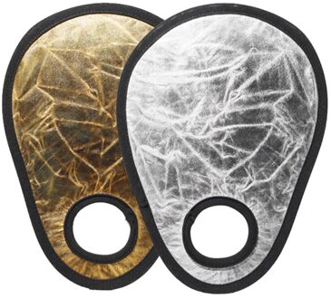 Levert 30Cm Opvouwbare Draagbare Universele Zonsondergangen Mini Fotografie Accessoires Goud Zilver Foto Reflector Video 2 In 1 Tool