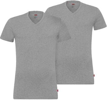 Levi's 2-pack t-shirts men V-Neck - grijs