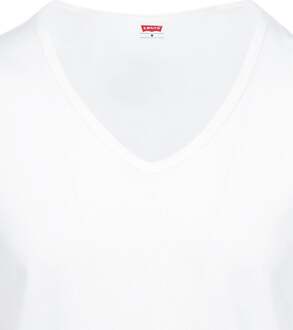 Levi's 2-pack t-shirts men V-Neck - wit