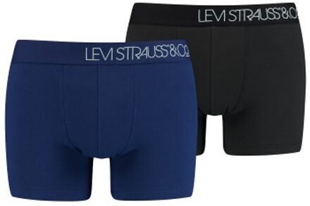 Levi's 2 stuks Base Boomer Piquee Boxer Blauw,Rood,Versch.kleure/Patroon,Zwart - Medium,Large,X-Large,XX-Large
