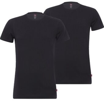 Levi's 2 stuks Base Crew Neck T-shirt * Actie * Zwart,Grijs,Wit,Blauw,Versch.kleure/Patroon - Small,Medium,Large,X-Large
