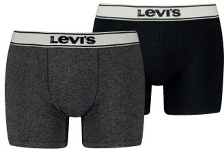 Levi's 2 stuks Base Vintage Boxer * Actie * Blauw,Zwart,Versch.kleure/Patroon,Rood - Small,Medium,Large,X-Large,XX-Large