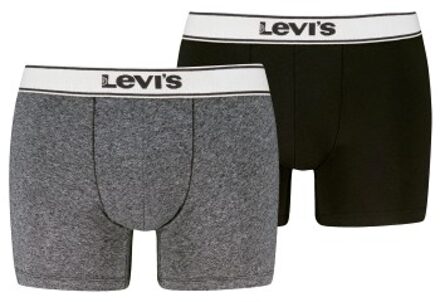 Levi's 2 stuks Base Vintage Boxer Blauw,Zwart,Groen,Versch.kleure/Patroon,Rood - Small,Medium,Large,X-Large,XX-Large