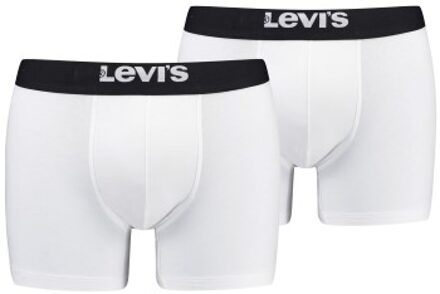 Levi's 2 stuks Men Solid Basic Boxer Brief * Actie * Zwart,Grijs,Bruin,Beige,Blauw,Versch.kleure/Patroon,Rood,Wit - Small,Medium,Large,X-Large,XX-Large