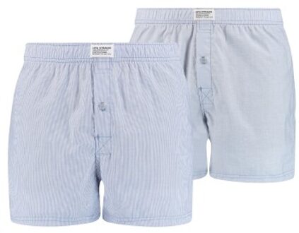 Levi's 2 stuks Men Woven Boxer * Actie * Blauw,Grijs - Small,Medium,Large,X-Large