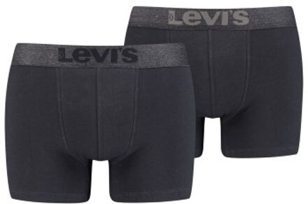 Levi's 2 stuks Organic Cotton Base Boxer Zwart,Grijs,Blauw,Groen - Small,Medium,Large,X-Large,XX-Large