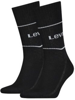Levi's 2 stuks Organic Cotton Sock * Actie * Zwart,Grijs,Wit,Blauw,Versch.kleure/Patroon - Maat 35/38,Maat 39/42,Maat 43/46