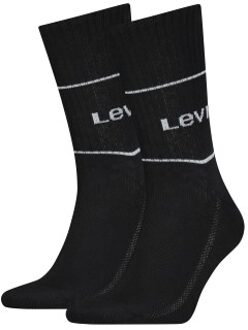 Levi's 2 stuks Organic Cotton Sock Zwart,Wit - Maat 35/38,Maat 39/42,Maat 43/46