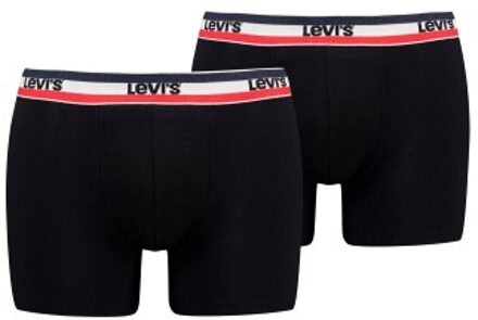 Levi's 2 stuks Sportswear Logo Base Boxer Zwart,Blauw,Versch.kleure/Patroon,Grijs,Rood - Small,Medium,Large,X-Large,XX-Large