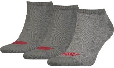 Levi's 3 stuks Base Low Cut Sock * Actie * Grijs,Zwart,Versch.kleure/Patroon,Wit,Blauw - Maat 39/42,Maat 43/46