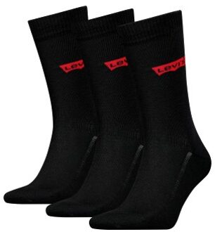 Levi's 3 stuks Base Regular Cut Sock * Actie * Zwart,Versch.kleure/Patroon,Blauw,Grijs - Maat 35/38,Maat 39/42,Maat 43/46