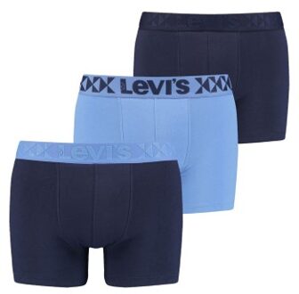 Levi's 3 stuks Boxer Giftbox * Actie * Blauw,Versch.kleure/Patroon,Zwart,Grijs - Small,Medium,Large